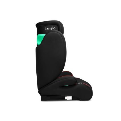 Lionelo - Fotelik samochodowy HUGO i-Size 100-150 cm czarny/czerwony