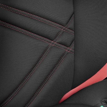 Lionelo - Fotelik samochodowy HUGO i-Size 100-150 cm czarny/różowy