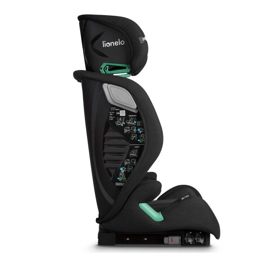 Lionelo - Fotelik samochodowy IGO i-Size 100-150 cm Czarny Carbon