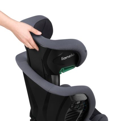 Lionelo - Fotelik samochodowy IGO i-Size 100-150 cm Szary Grafit