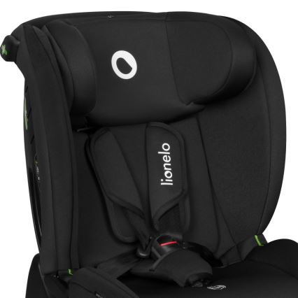 Lionelo - Fotelik samochodowy IZZY i-Size 40-150 cm Czarny Karbon