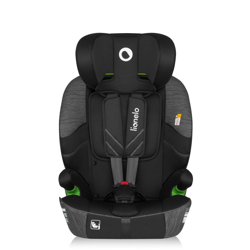 Lionelo - Fotelik samochodowy LEVI FIX i-Size 76-150 cm Grey Stone