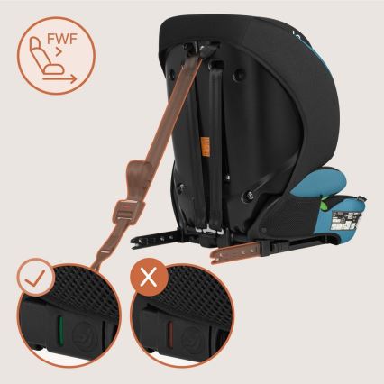 Lionelo - Fotelik samochodowy LEVI FIX i-Size 76-150 cm Kobaltowy