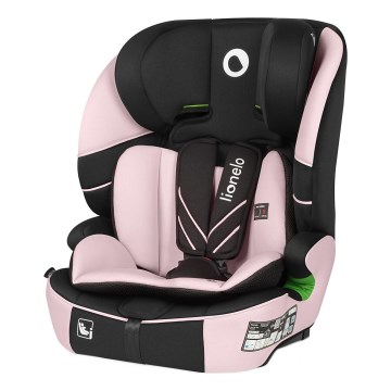 Lionelo - Fotelik samochodowy LEVI FIX i-Size 76-150 cm Pink Baby
