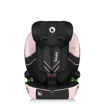 Lionelo - Fotelik samochodowy LEVI FIX i-Size 76-150 cm Pink Baby