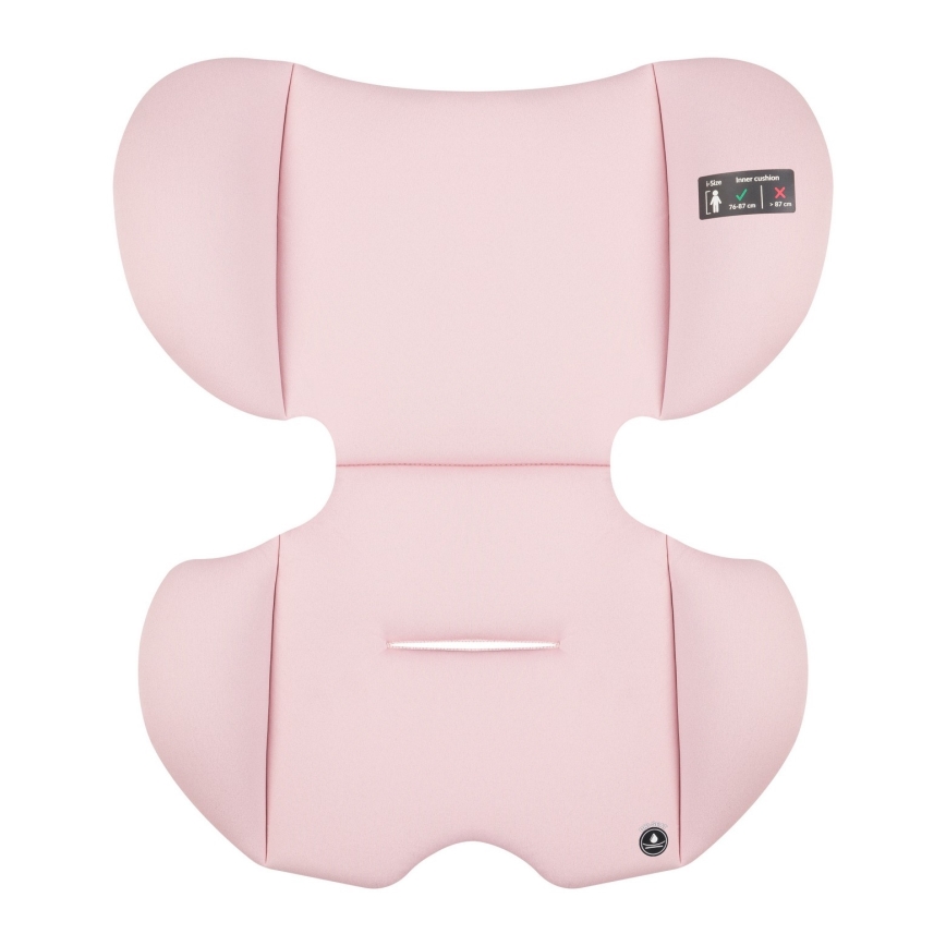 Lionelo - Fotelik samochodowy LEVI FIX i-Size 76-150 cm Pink Baby