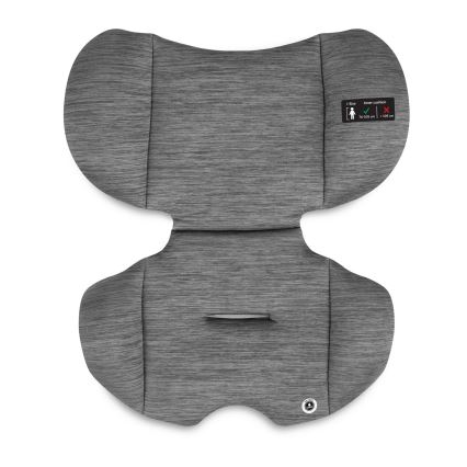 Lionelo - Fotelik samochodowy LEVI i-Size 76-150 cm czarno-szary