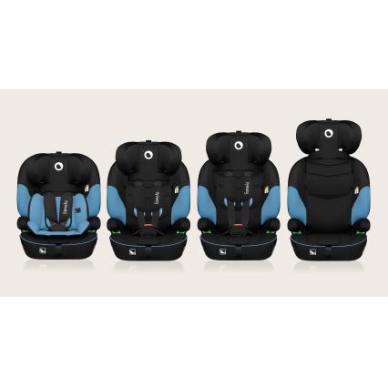 Lionelo - Fotelik samochodowy LEVI i-Size 76-150 cm Kobaltowy