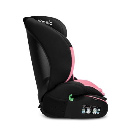 Lionelo - Fotelik samochodowy LEVI i-Size 76-150 cm Różowy Baby