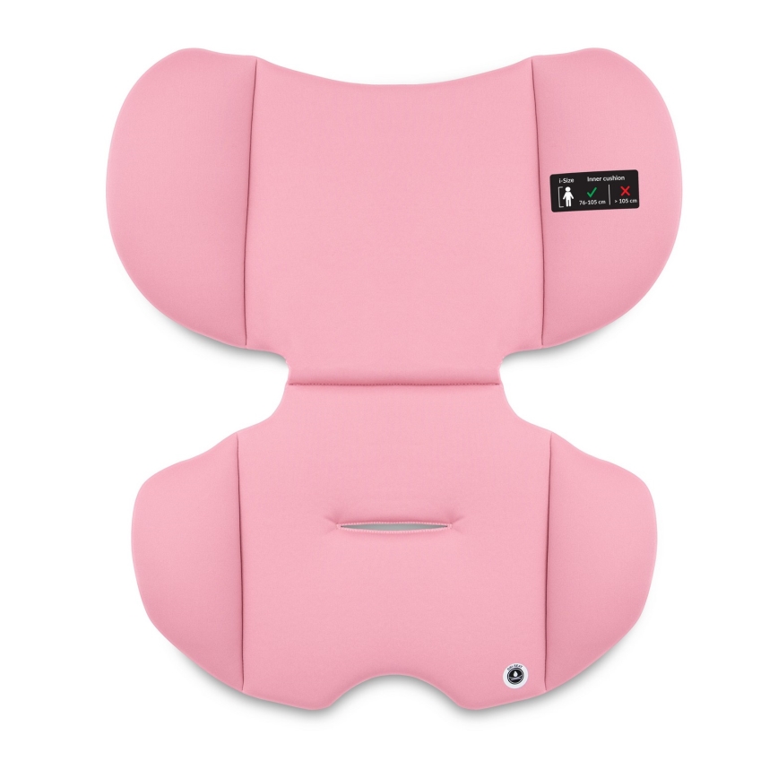 Lionelo - Fotelik samochodowy LEVI i-Size 76-150 cm Różowy Baby