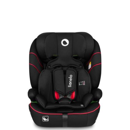 Lionelo - Fotelik samochodowy LEVI i-Size 76-150 cm Sportowy Czarny