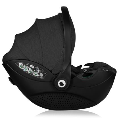 Lionelo - Fotelik samochodowy MOXIE i-Size 40-87 cm Black Onyx