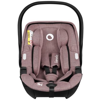 Lionelo - Fotelik samochodowy MOXIE i-Size 40-87 cm Różowy Mauve