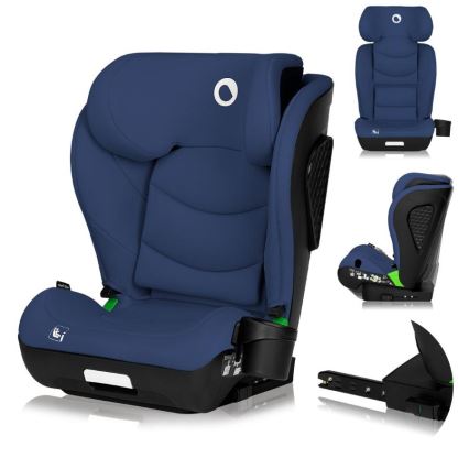 Lionelo - Fotelik samochodowy NEAL i-Size 100-150 cm Granatowy