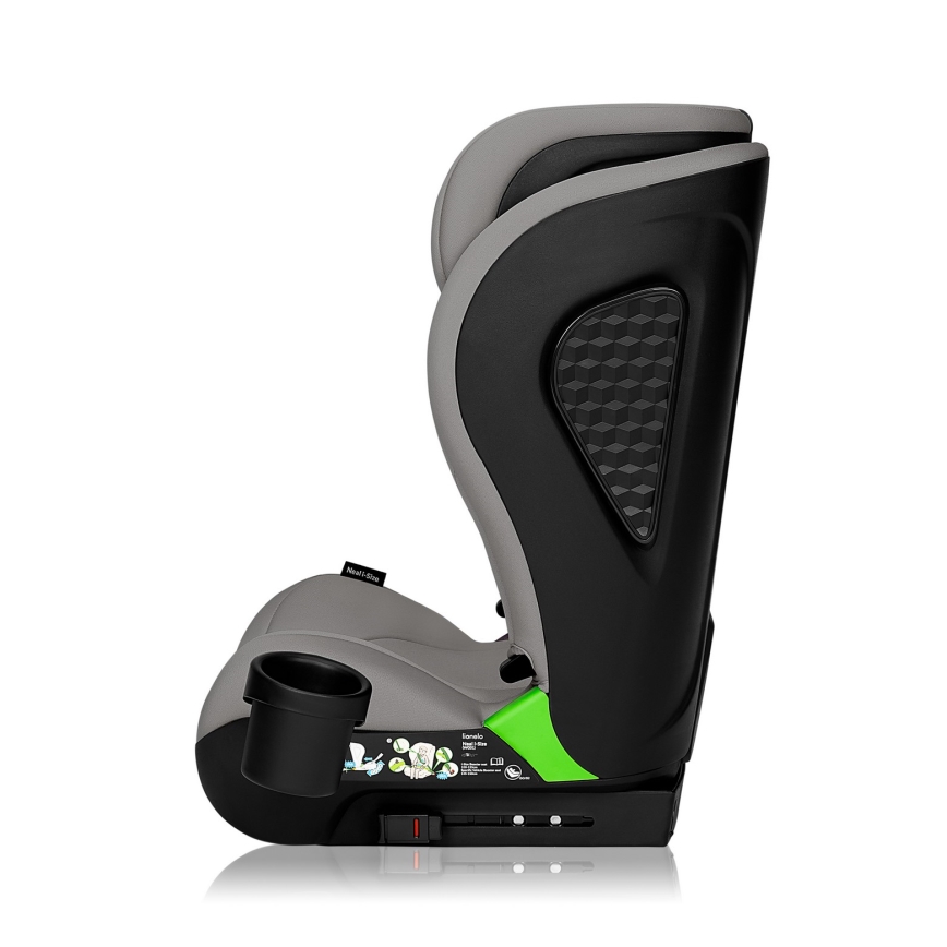 Lionelo - Fotelik samochodowy NEAL i-Size 100-150 cm Grey Concrete