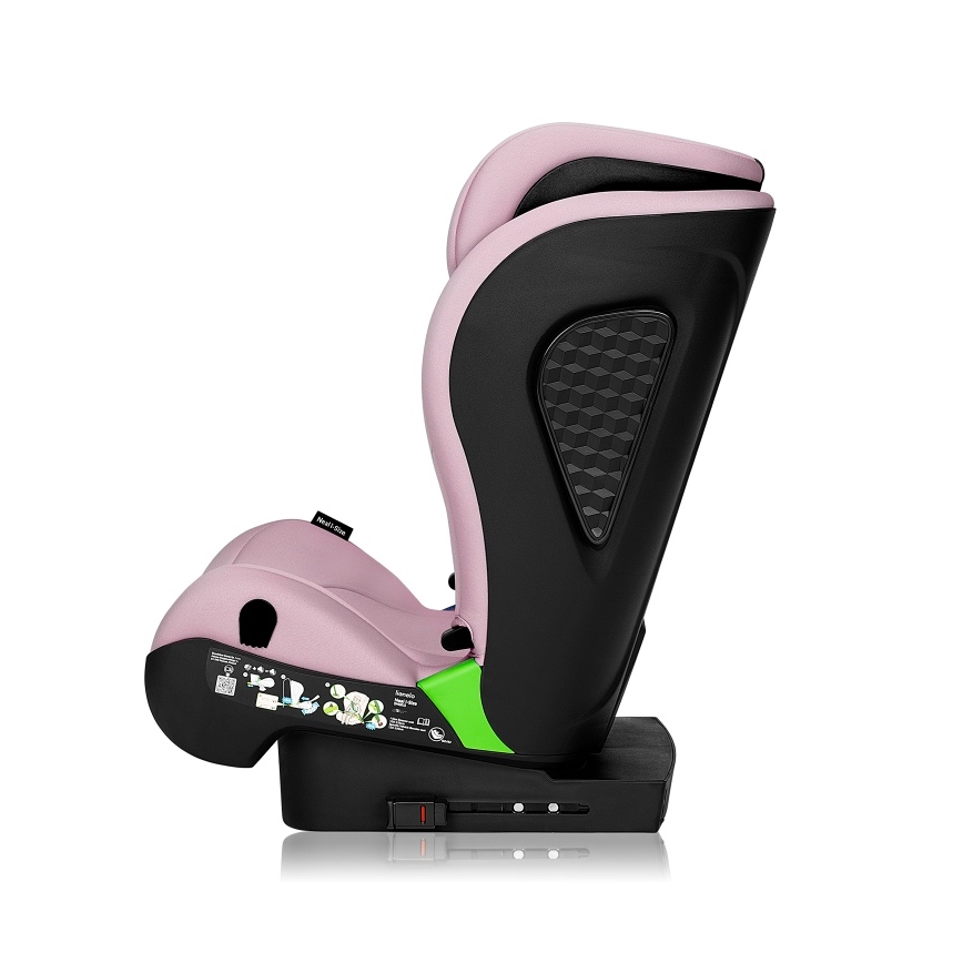 Lionelo - Fotelik samochodowy NEAL i-Size 100-150 cm różowo-liliowy