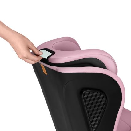 Lionelo - Fotelik samochodowy NEAL i-Size 100-150 cm różowo-liliowy