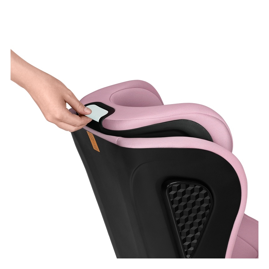 Lionelo - Fotelik samochodowy NEAL i-Size 100-150 cm różowo-liliowy