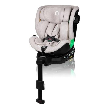 Lionelo - Fotelik samochodowy obrotowy z bazą HARMONY i-Size 40-150 cm beżowy