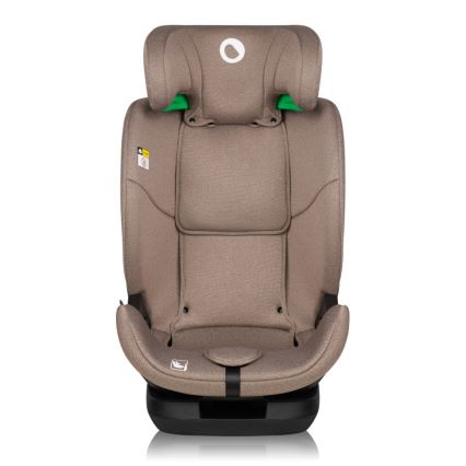 Lionelo - Fotelik samochodowy obrotowy z bazą LAVENDER i-Size 76-150 cm Beżowy Latte