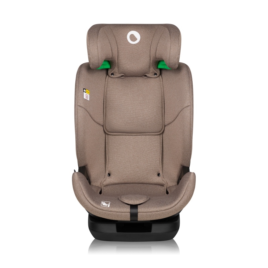 Lionelo - Fotelik samochodowy obrotowy z bazą LAVENDER i-Size 76-150 cm Beżowy Latte