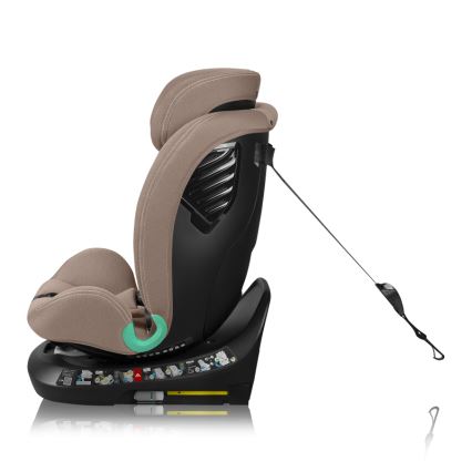 Lionelo - Fotelik samochodowy z obrotową bazą BASTIAAN ONE i-Size 40-150 cm Piaskowy beż