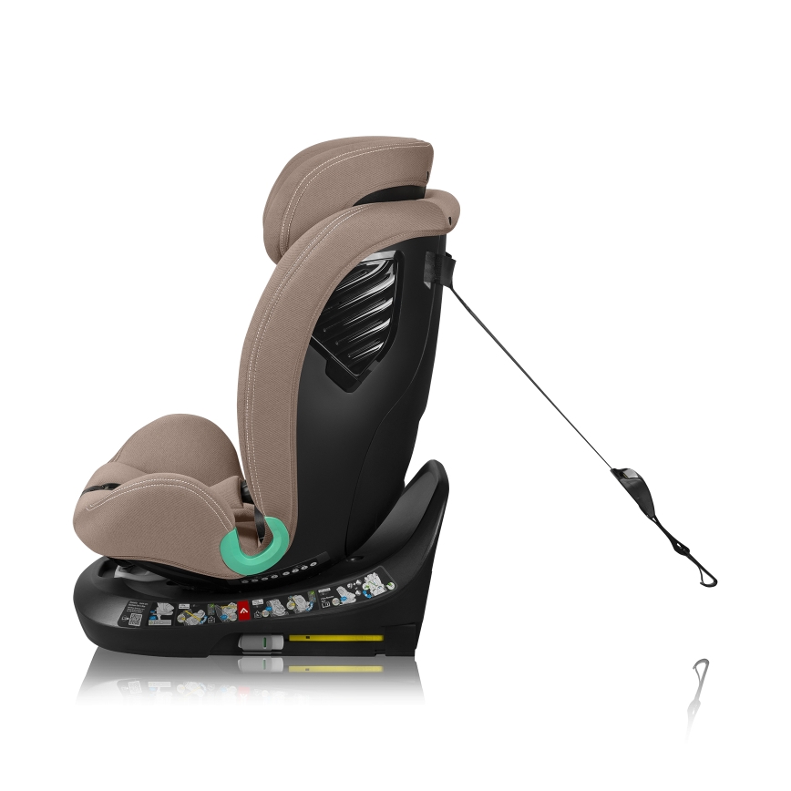 Lionelo - Fotelik samochodowy z obrotową bazą BASTIAAN ONE i-Size 40-150 cm Piaskowy beż