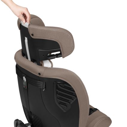 Lionelo - Obrotowy fotelik samochodowy z bazą BASTIAAN ONE i-Size 40-150 cm piaskowy beż