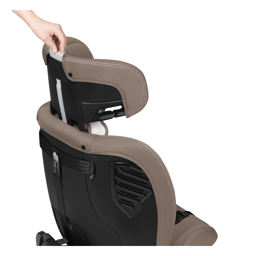 Lionelo - Obrotowy fotelik samochodowy z bazą BASTIAAN ONE i-Size 40-150 cm piaskowy beż