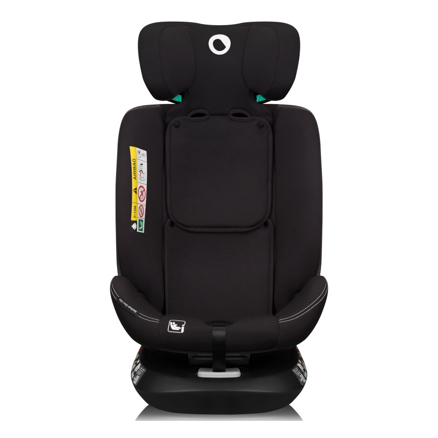 Lionelo - Fotelik samochodowy z obrotową bazą BASTIAAN ONE i-Size 40-150 cm Black Carbon