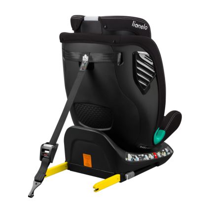 Lionelo - Fotelik samochodowy z obrotową bazą BASTIAAN ONE i-Size 40-150 cm Czarny Carbon