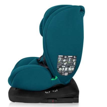 Lionelo - Fotelik samochodowy z obrotową bazą BASTIAAN i-Size 40–150 cm Blue Indigo