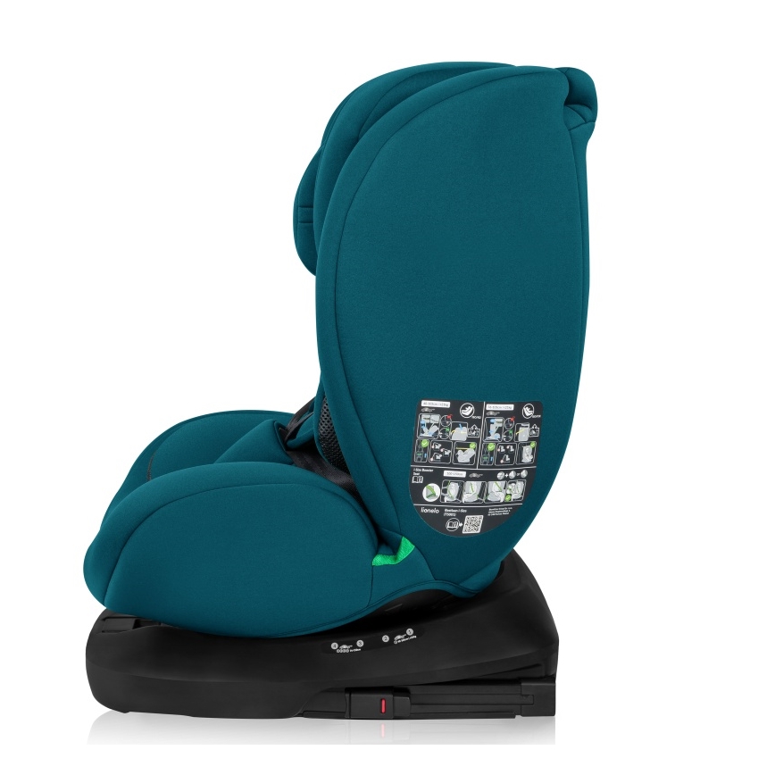 Lionelo - Fotelik samochodowy z obrotową bazą BASTIAAN i-Size 40–150 cm Blue Indigo