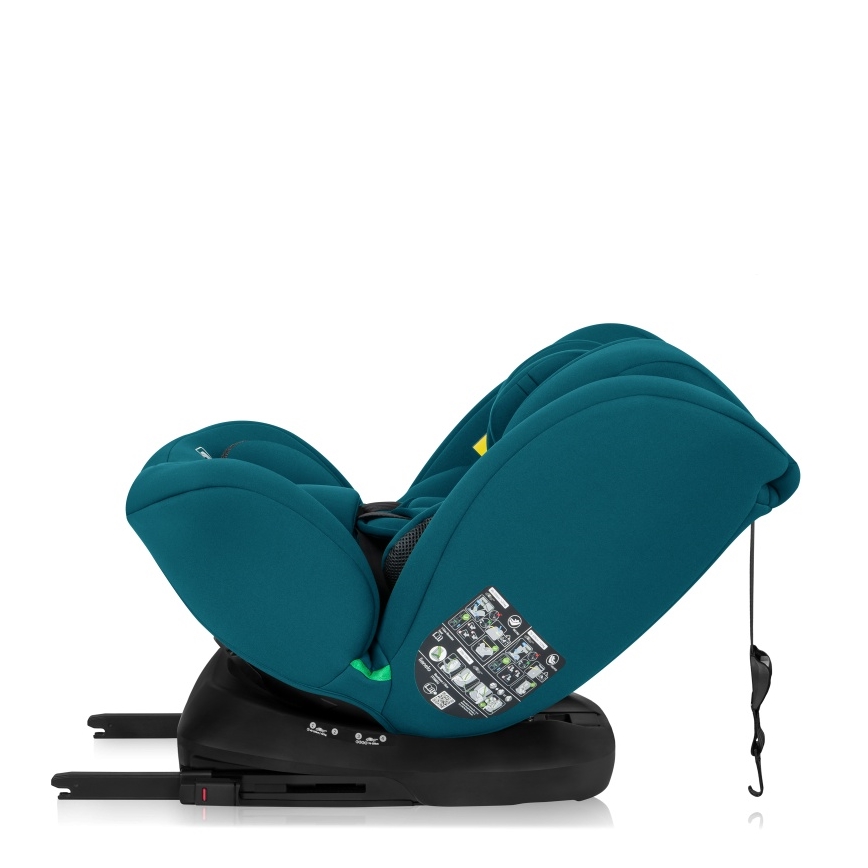 Lionelo - Fotelik samochodowy z obrotową bazą BASTIAAN i-Size 40–150 cm Blue Indigo