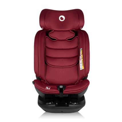 Lionelo - Fotelik samochodowy z obrotową bazą BASTIAAN i-Size 40-150 cm burgundowy