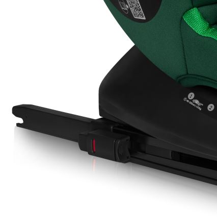 Lionelo - Fotelik samochodowy z obrotową bazą BASTIAAN i-Size 40-150 cm Green Forest