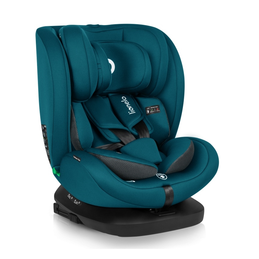 Lionelo - Fotelik samochodowy z obrotową bazą BASTIAAN i-Size 40-150 cm Indigo