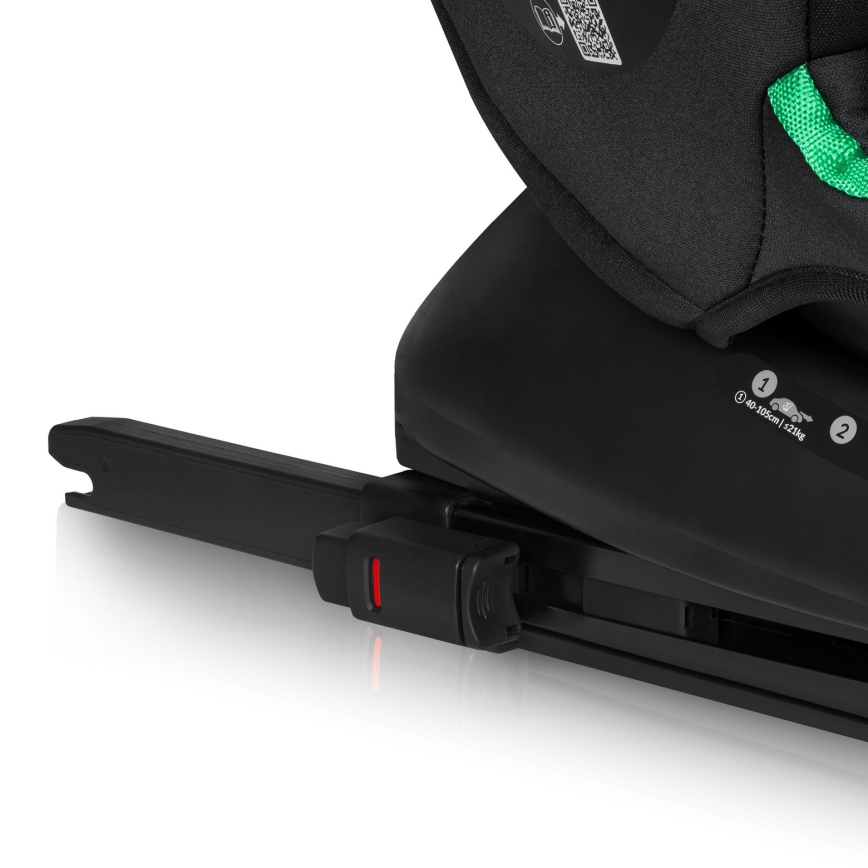 Lionelo - Fotelik samochodowy z obrotową bazą BASTIAAN i-Size 40-150 cm Różowy