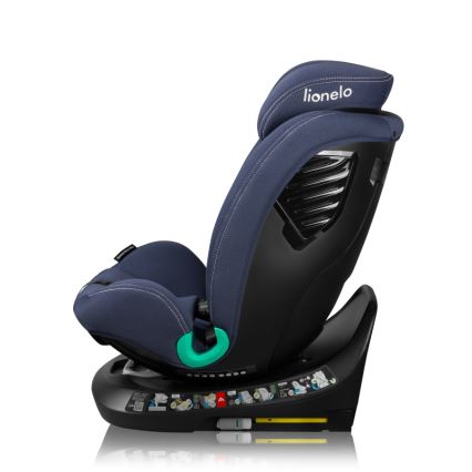 Lionelo - Fotelik samochodowy z obrotową bazą BASTIAAN ONE i-Size 40–150 cm Granatowy