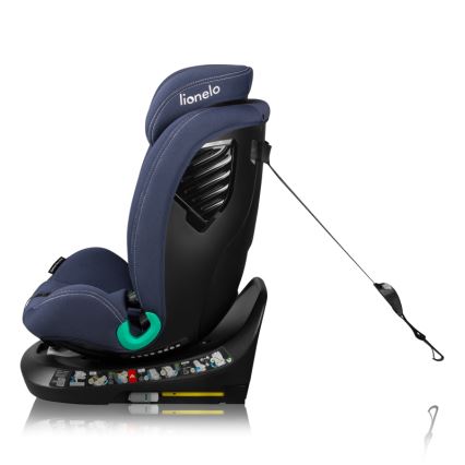 Lionelo - Fotelik samochodowy z obrotową bazą BASTIAAN ONE i-Size 40–150 cm Granatowy