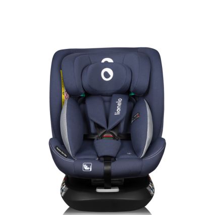 Lionelo - Fotelik samochodowy z obrotową bazą BASTIAAN ONE i-Size 40–150 cm Granatowy