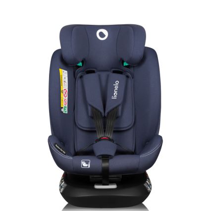 Lionelo - Fotelik samochodowy z obrotową bazą BASTIAAN ONE i-Size 40–150 cm Granatowy