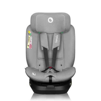 Lionelo - Fotelik samochodowy z obrotową bazą BRAVE i-Size 40-150 cm Grey Stone