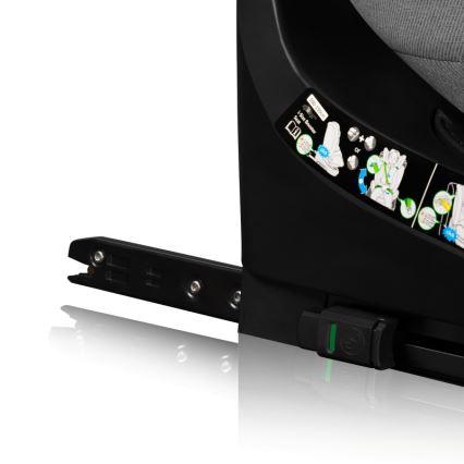 Lionelo - Fotelik samochodowy z obrotową bazą BRAVE i-Size 40-150 cm Grey Stone