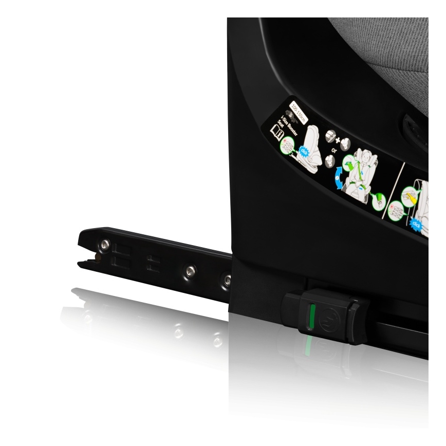 Lionelo - Fotelik samochodowy z obrotową bazą BRAVE i-Size 40-150 cm Grey Stone