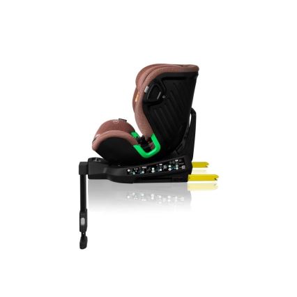 Lionelo - Fotelik samochodowy z obrotową bazą HARMONY i-Size 40-150 cm ceglasty