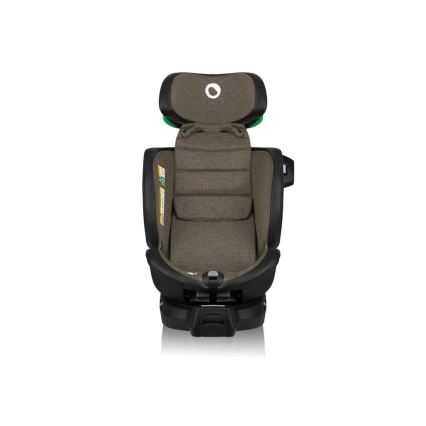 Lionelo - Fotelik samochodowy z obrotową bazą HARMONY i-Size 40-150 cm czarny/oliwkowy