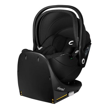 Lionelo - Fotelik samochodowy z obrotową bazą MOXIE SET i-Size 40-87 cm Czarny karbon
