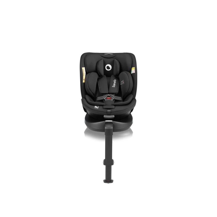 Lionelo - Fotelik samochodowy z obrotową bazą NAVY i-Size 40-150 cm czarny