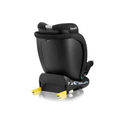Lionelo - Fotelik samochodowy z obrotową bazą NAVY i-Size 40-150 cm czarny